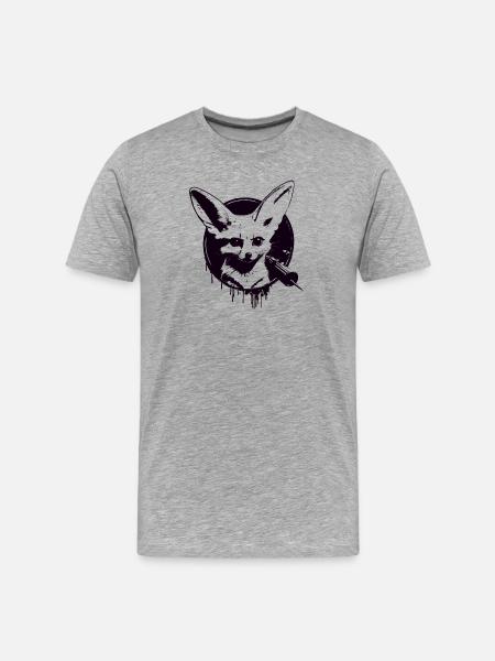 Fennec - T-shirt bio Premium Homme - gris chiné
