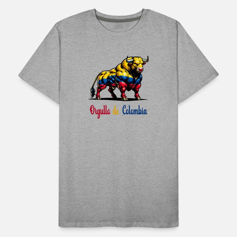 C'est la fierté du drapeau de la Colombie T-shirt bio Premium Homme