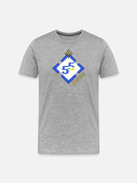 Meuse - T-shirt bio Premium Homme - gris chiné