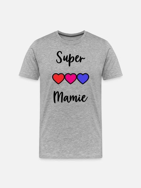 GRANNY - Men's Premium Organic T-Shirt - heather grey