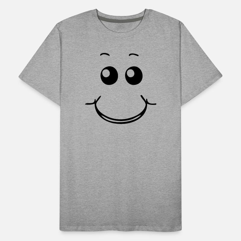Smiling face Men's Premium Organic T-Shirt