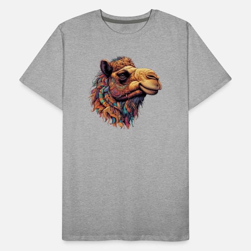 Kamel Männer Premium Bio T-Shirt