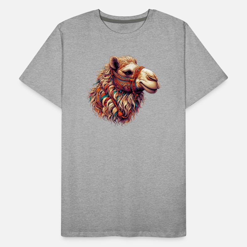 Kamel Männer Premium Bio T-Shirt