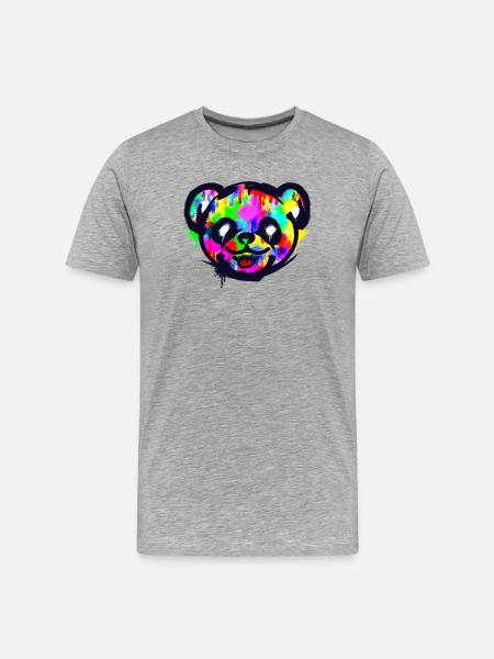 Drawing Illustration Kun's Graffiti Wildstyle - Men's Premium Organic T-Shirt - heather grey