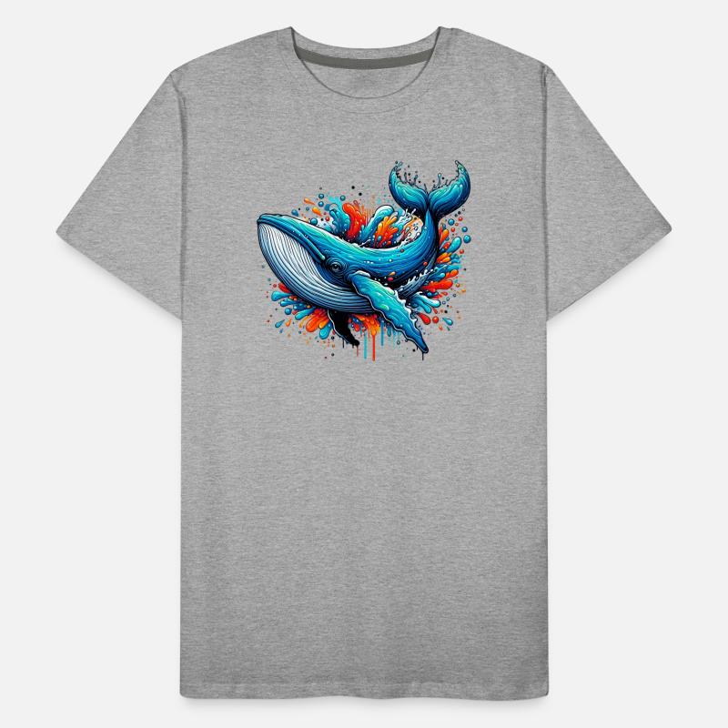 Baleine T-shirt bio Premium Homme