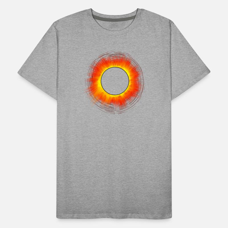 Sonnenfinsternis Total Solar Eclipse Männer Premium Bio T-Shirt