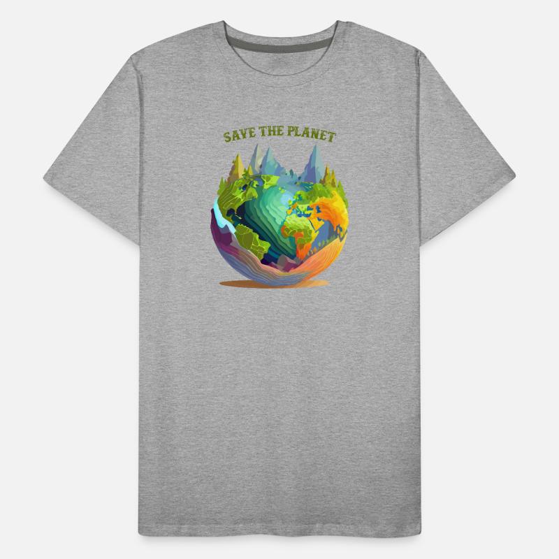 Save the planet Men's Premium Organic T-Shirt