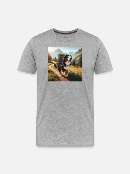 Bouvier bernois - T-shirt bio Premium Homme - gris chiné
