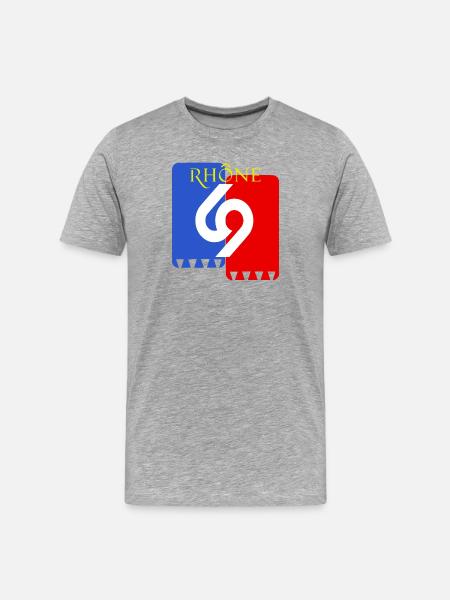 Rhône - T-shirt bio Premium Homme - gris chiné