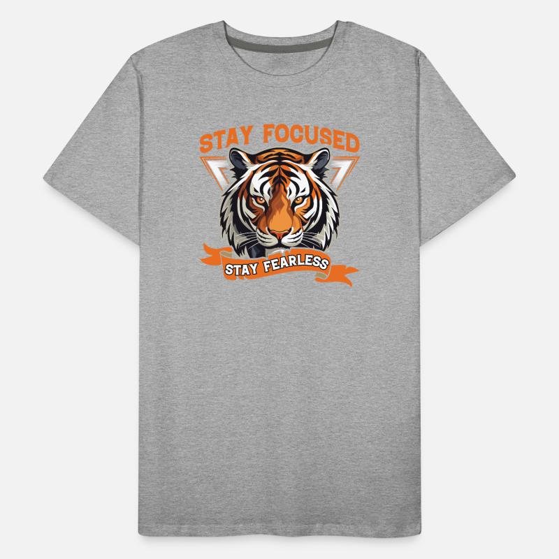 Restez concentré, restez sans peur T-shirt bio Premium Homme