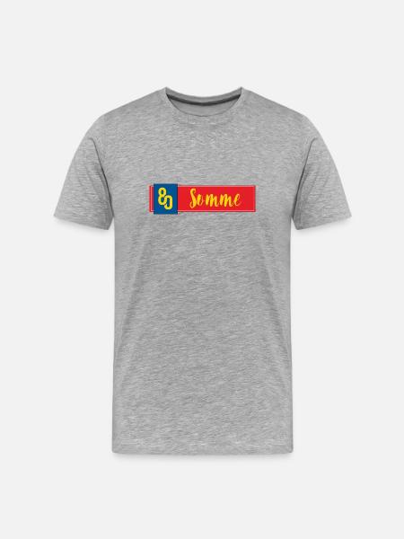 Sum - Men's Premium Organic T-Shirt - heather grey