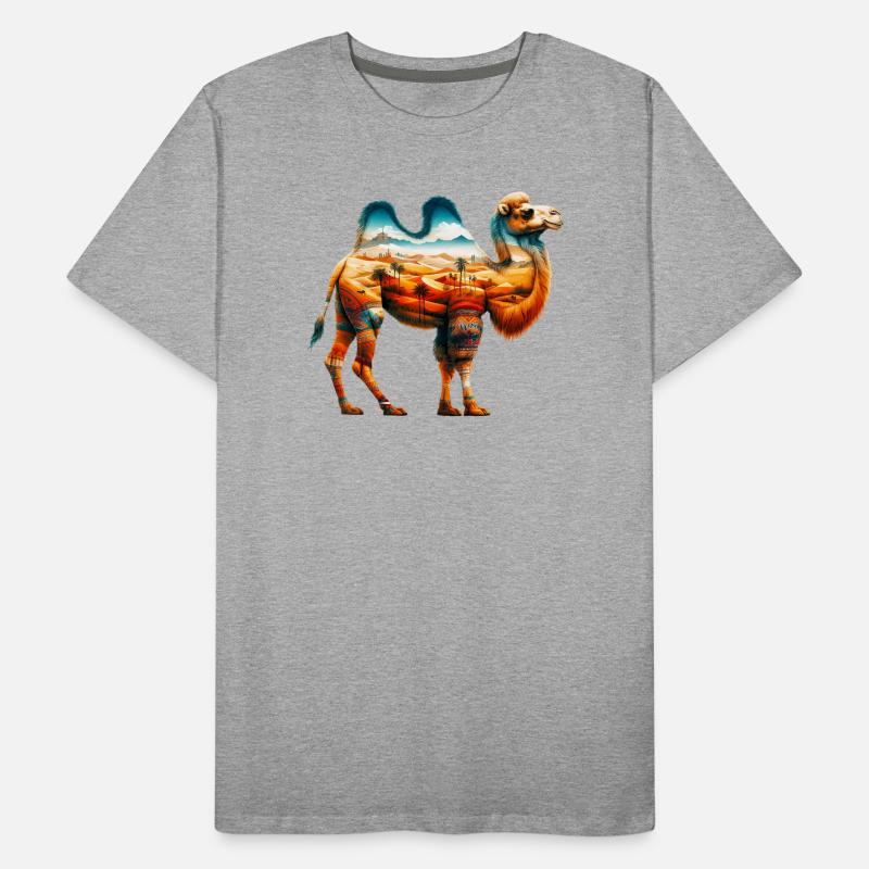 Kamel Männer Premium Bio T-Shirt