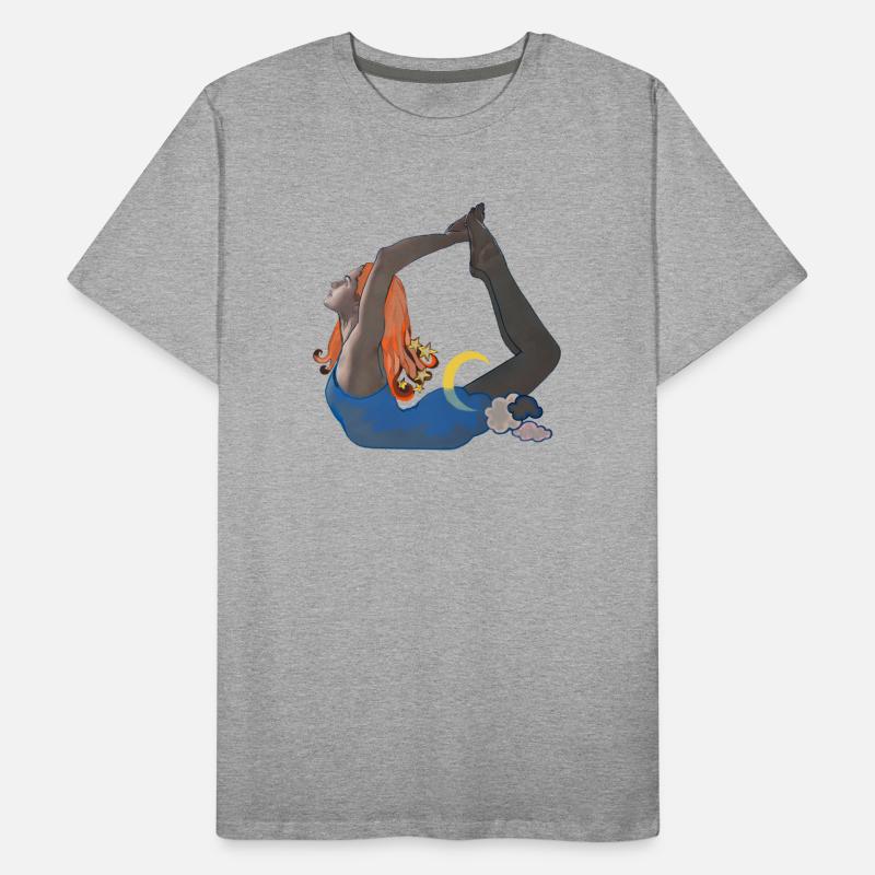 Heavenly Flexibility Night Acrobatics Men's Premium Organic T-Shirt