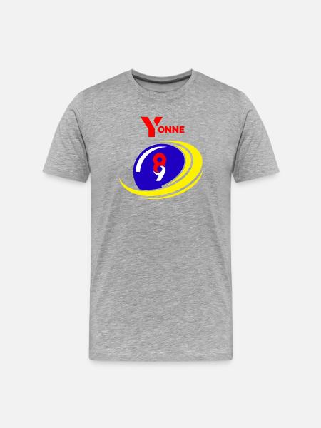 Yonne - Men's Premium Organic T-Shirt - heather grey