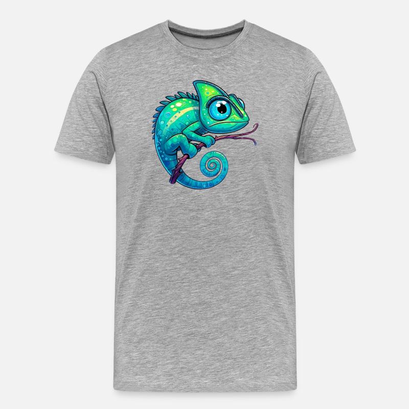 Caméléon - T-shirt bio Premium Homme - gris chiné