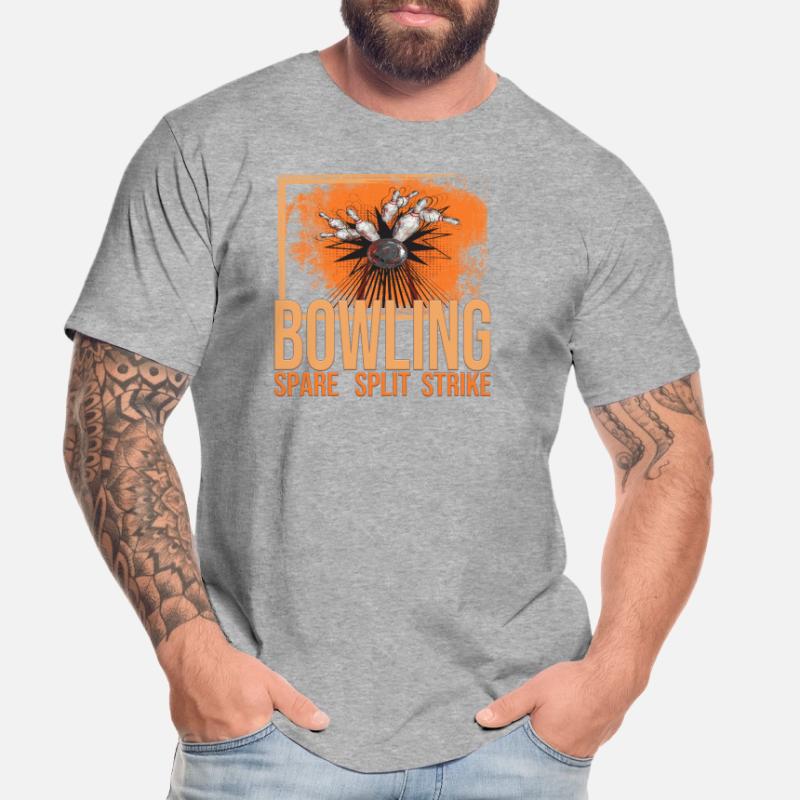 Bowling - Spare - Split - Strike Männer Premium Bio T-Shirt