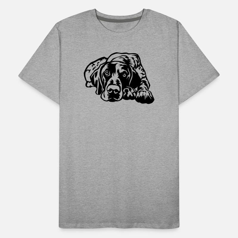 German Shorthaired Pointer Men's Premium Organic T-Shirt