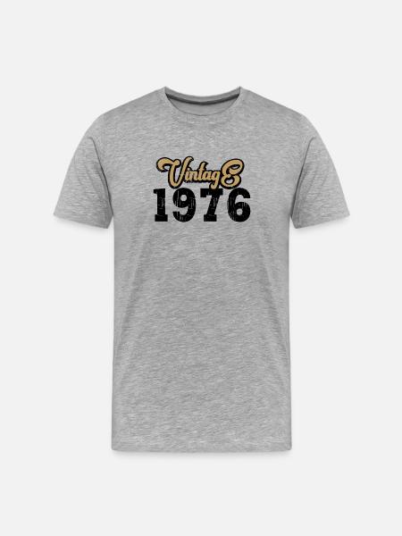 Millésime 1976 - T-shirt bio Premium Homme - gris chiné