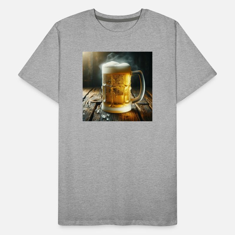 Chope à bière T-shirt bio Premium Homme