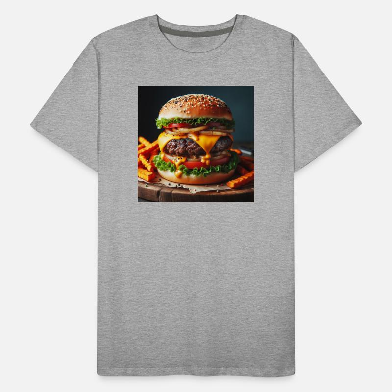 Burger complet T-shirt bio Premium Homme