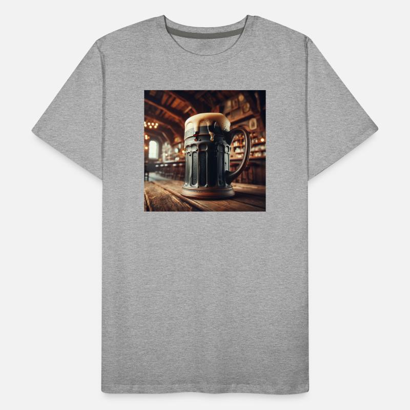 Beleibt Männer Premium Bio T-Shirt