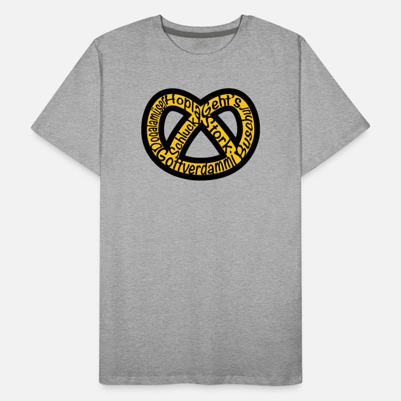 Pretzel Alsace Expression Men's Premium Organic T-Shirt