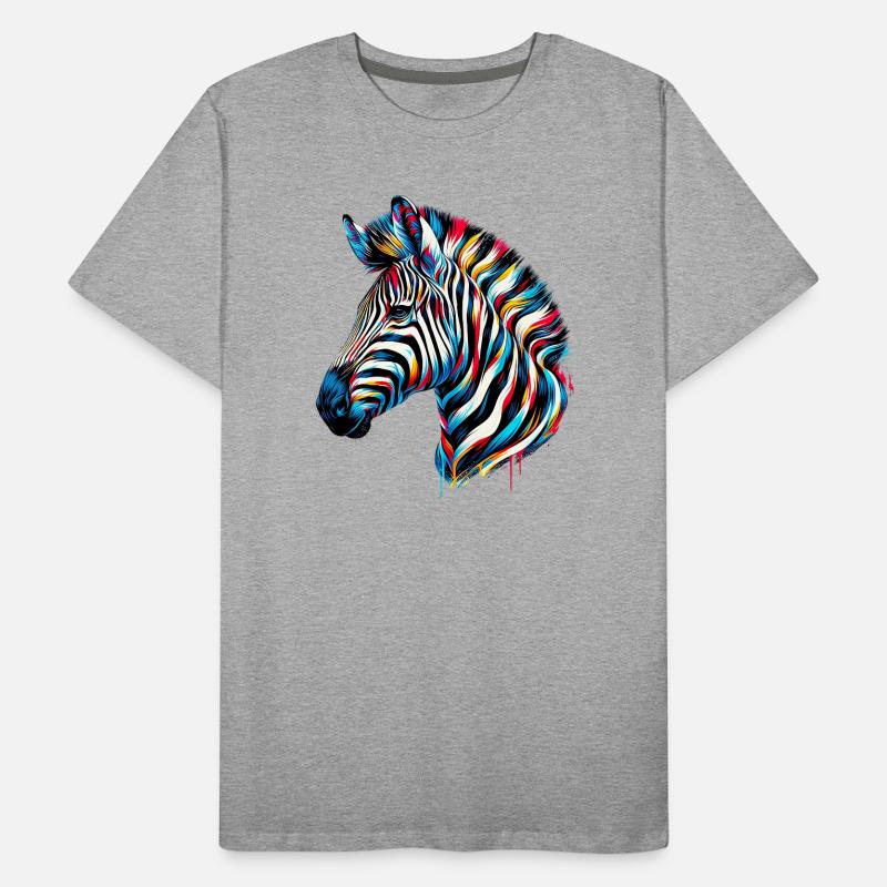 Zebra Männer Premium Bio T-Shirt
