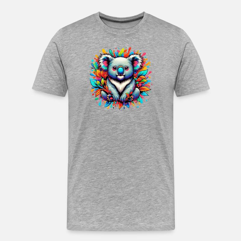 Koala - T-shirt bio Premium Homme - gris chiné