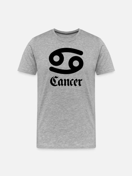 Krebs Hummer - Männer Premium Bio T-Shirt - Grau meliert