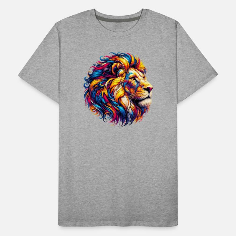 Lion T-shirt bio Premium Homme