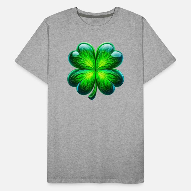 Four-leaf clover Men's Premium Organic T-Shirt