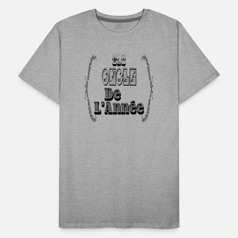 Elu Oncle Année Tonton T-shirt bio Premium Homme
