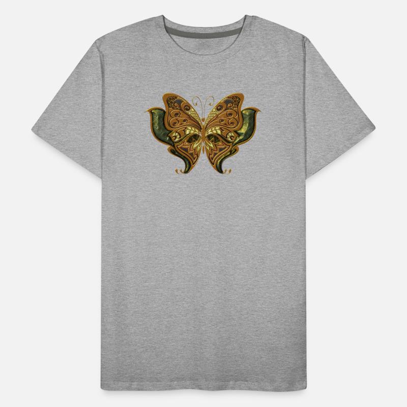 Stunning elegant butterfly. Men's Premium Organic T-Shirt