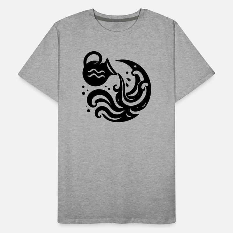 Wassermann Männer Premium Bio T-Shirt
