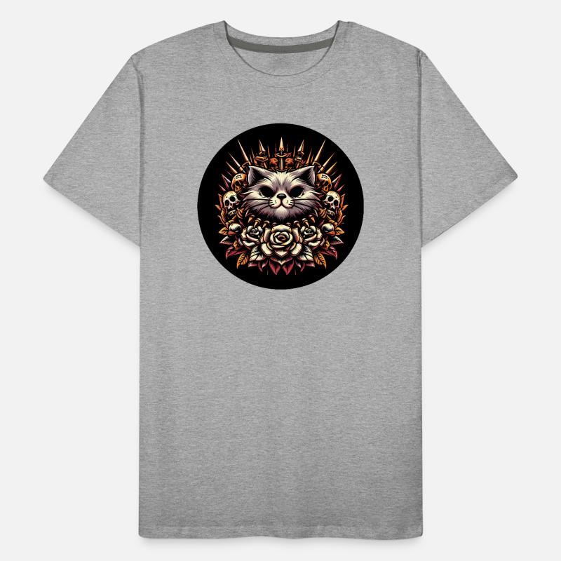 Evil cat Men's Premium Organic T-Shirt