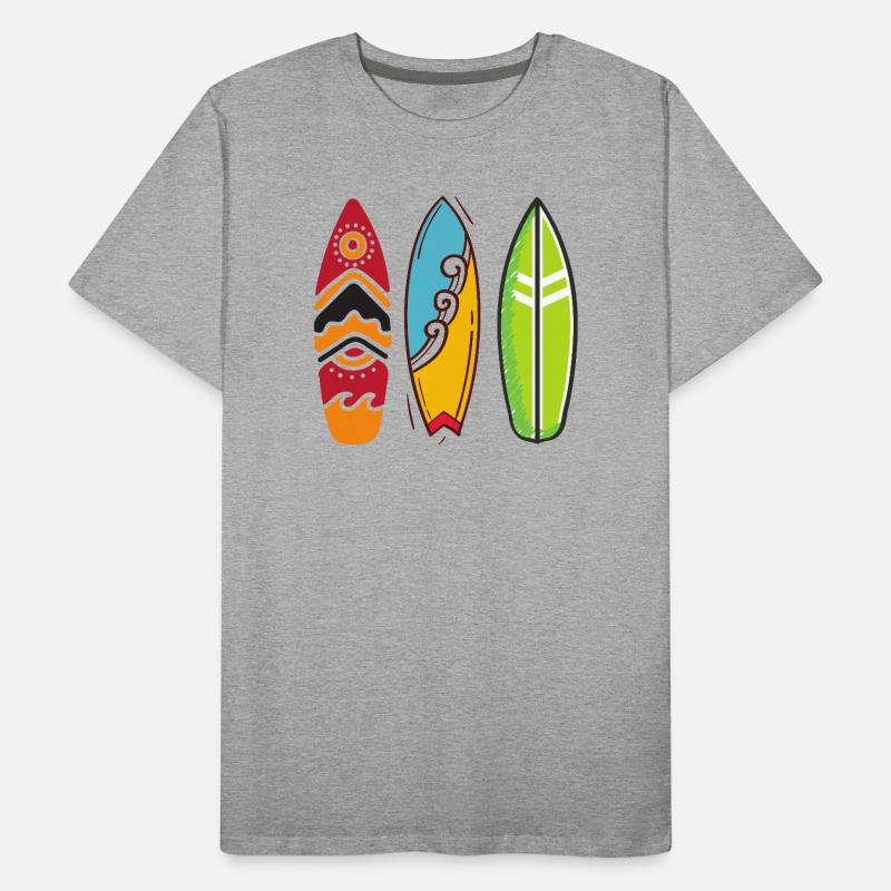 Planches de surf T-shirt bio Premium Homme