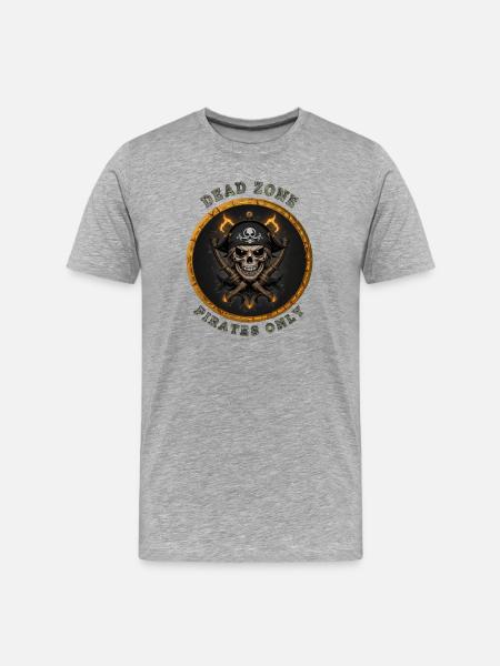 Dead Zone v1 - Männer Premium Bio T-Shirt - Grau meliert