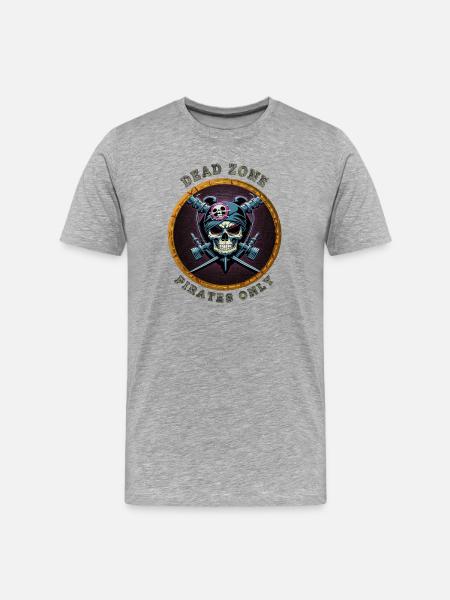 Dead Zone v5 - Männer Premium Bio T-Shirt - Grau meliert