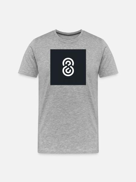 Loggo - Men's Premium Organic T-Shirt - heather grey