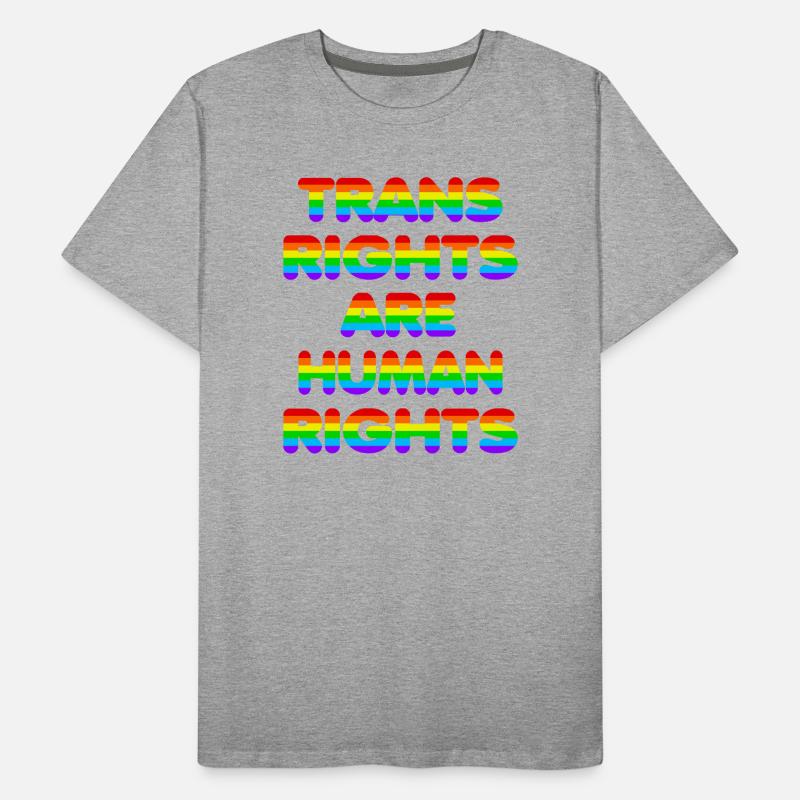 Droits des trans pour la Journée de la rue Christopher de la CSD T-shirt bio Premium Homme
