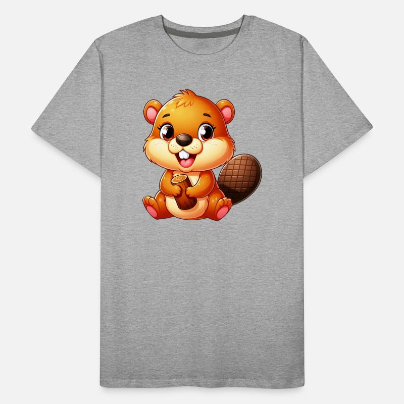 Castor T-shirt bio Premium Homme