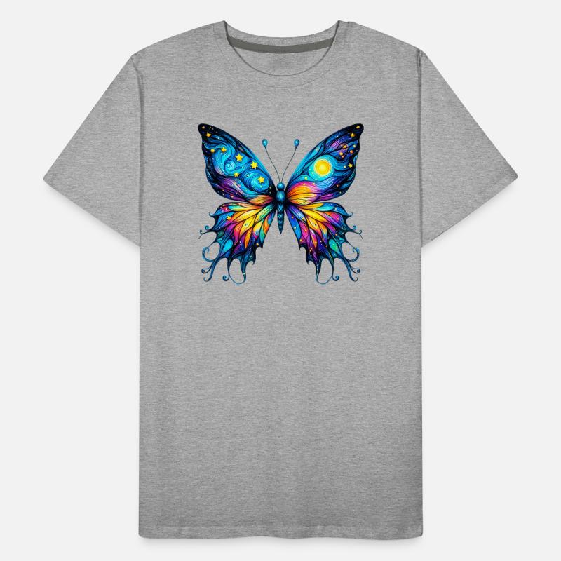 Papillon Van Gogh T-shirt bio Premium Homme