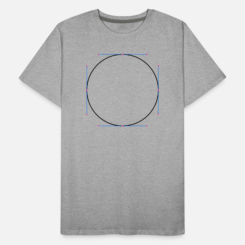 Circle vector Men's Premium Organic T-Shirt