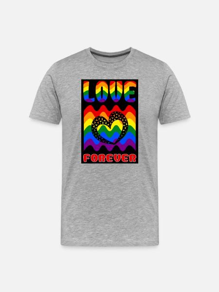 PrideDesignContest2024 - Men's Premium Organic T-Shirt - heather grey