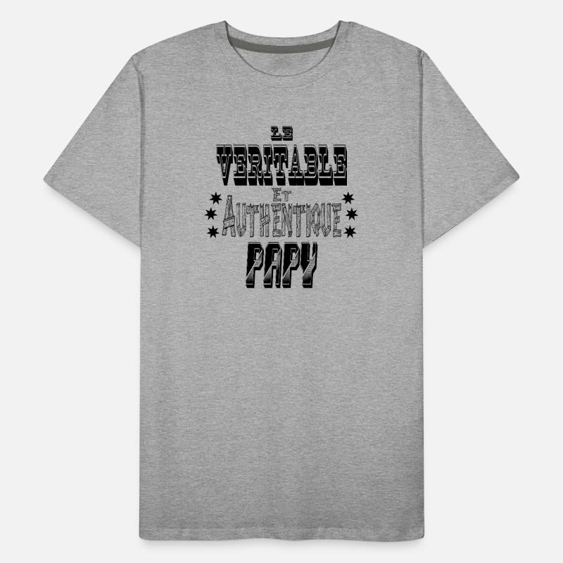 Le Véritable et Authentique Papy T-shirt bio Premium Homme