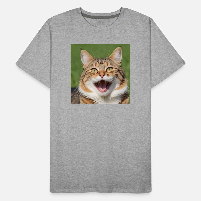 Chat T-shirt bio Premium Homme