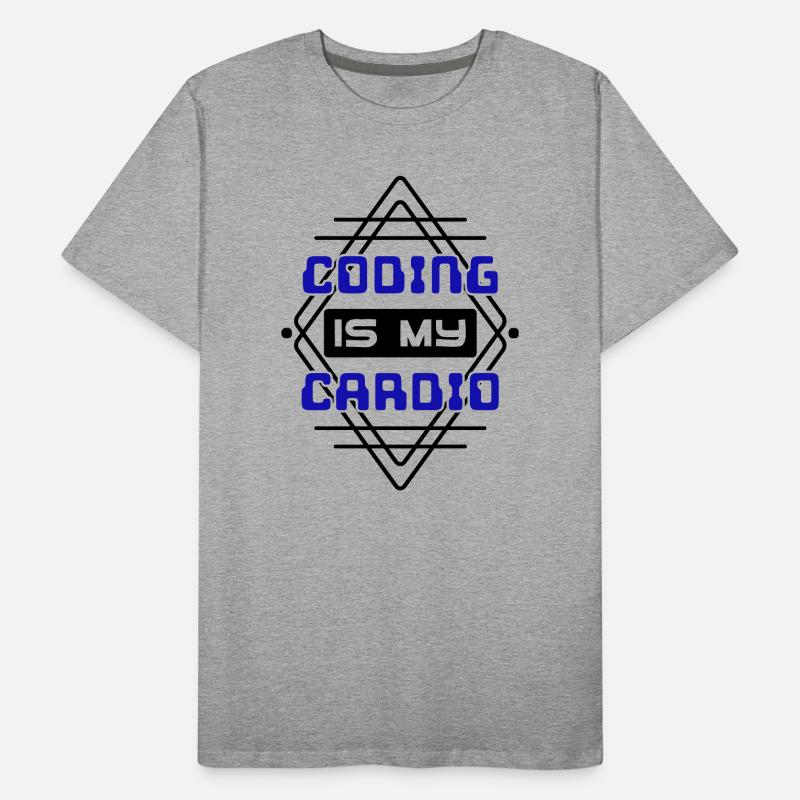 Cool Saying Developer Coden Programmer Code Men's Premium Organic T-Shirt