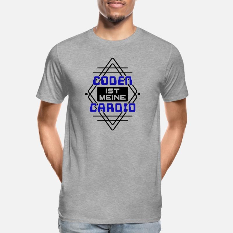 Software Developer Developer Cool Saying Coden Men's Premium Organic T-Shirt