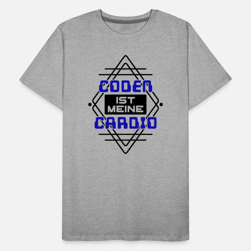 Software Developer Developer Cool Saying Coden Men's Premium Organic T-Shirt