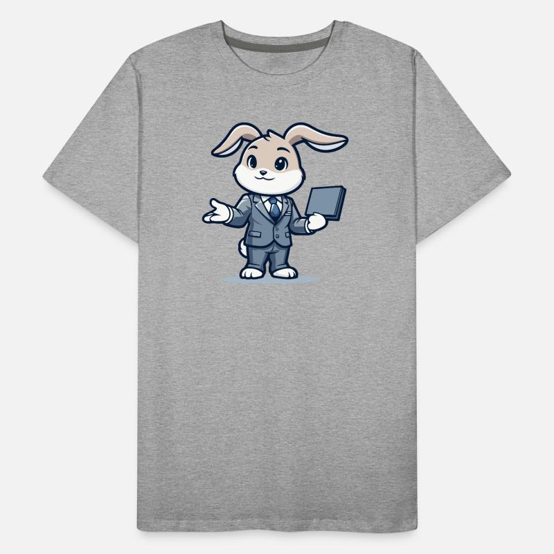 Techie Hopper: The Corporate Rabbit Men's Premium Organic T-Shirt